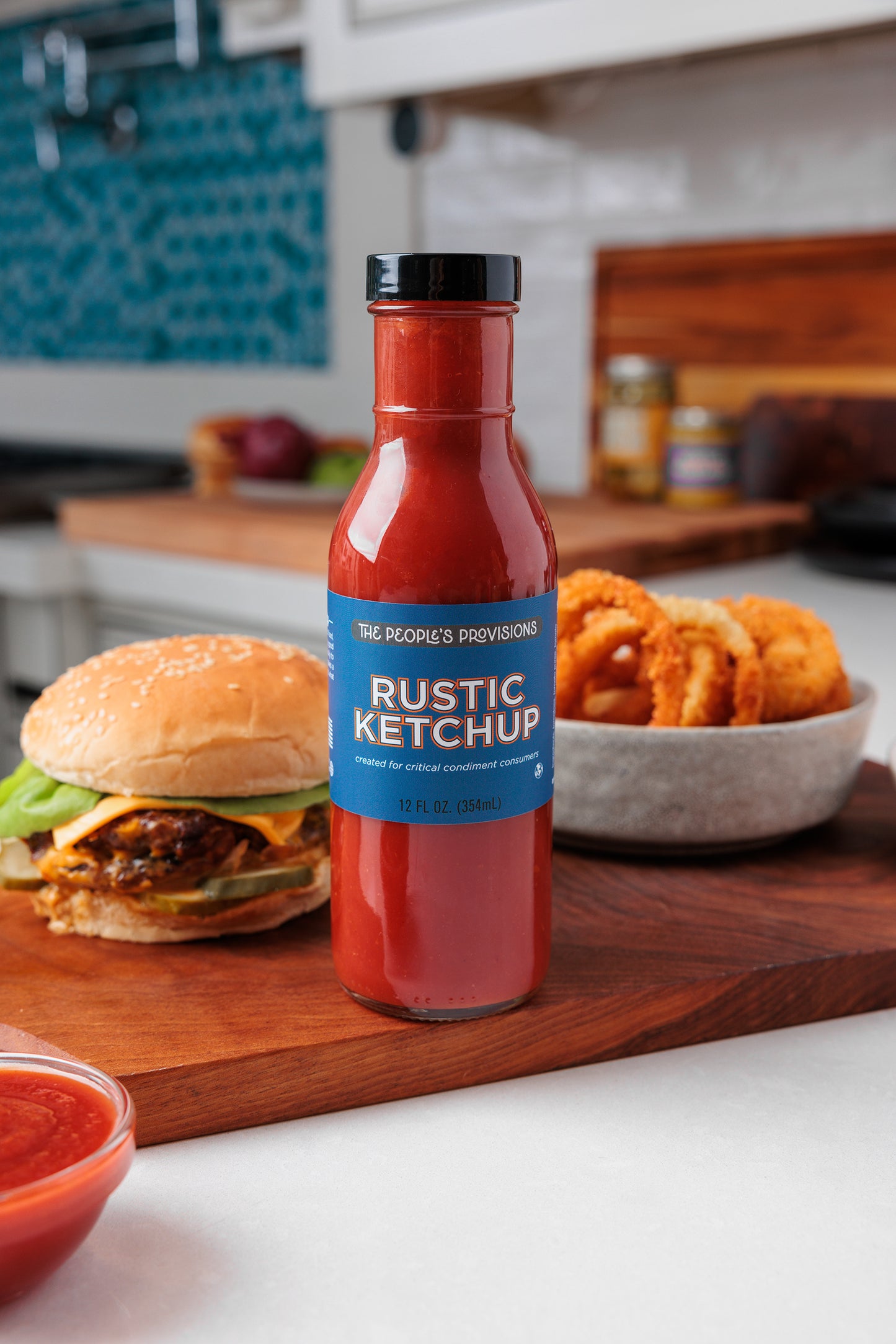 Rustic Ketchup 12oz Bottle - Natural Rustic Tomato Ketchup