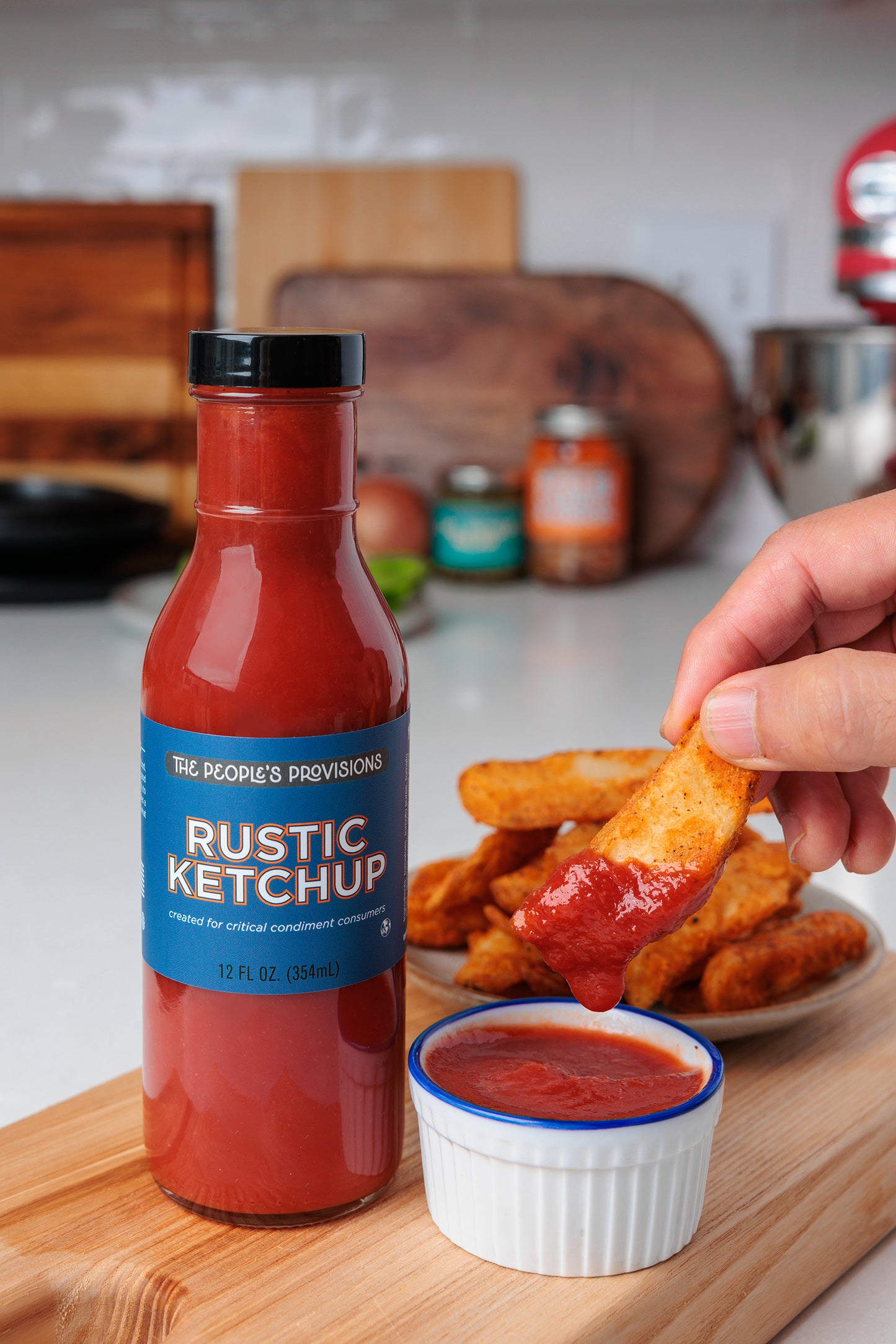 Rustic Ketchup 12oz Bottle - Natural Rustic Tomato Ketchup