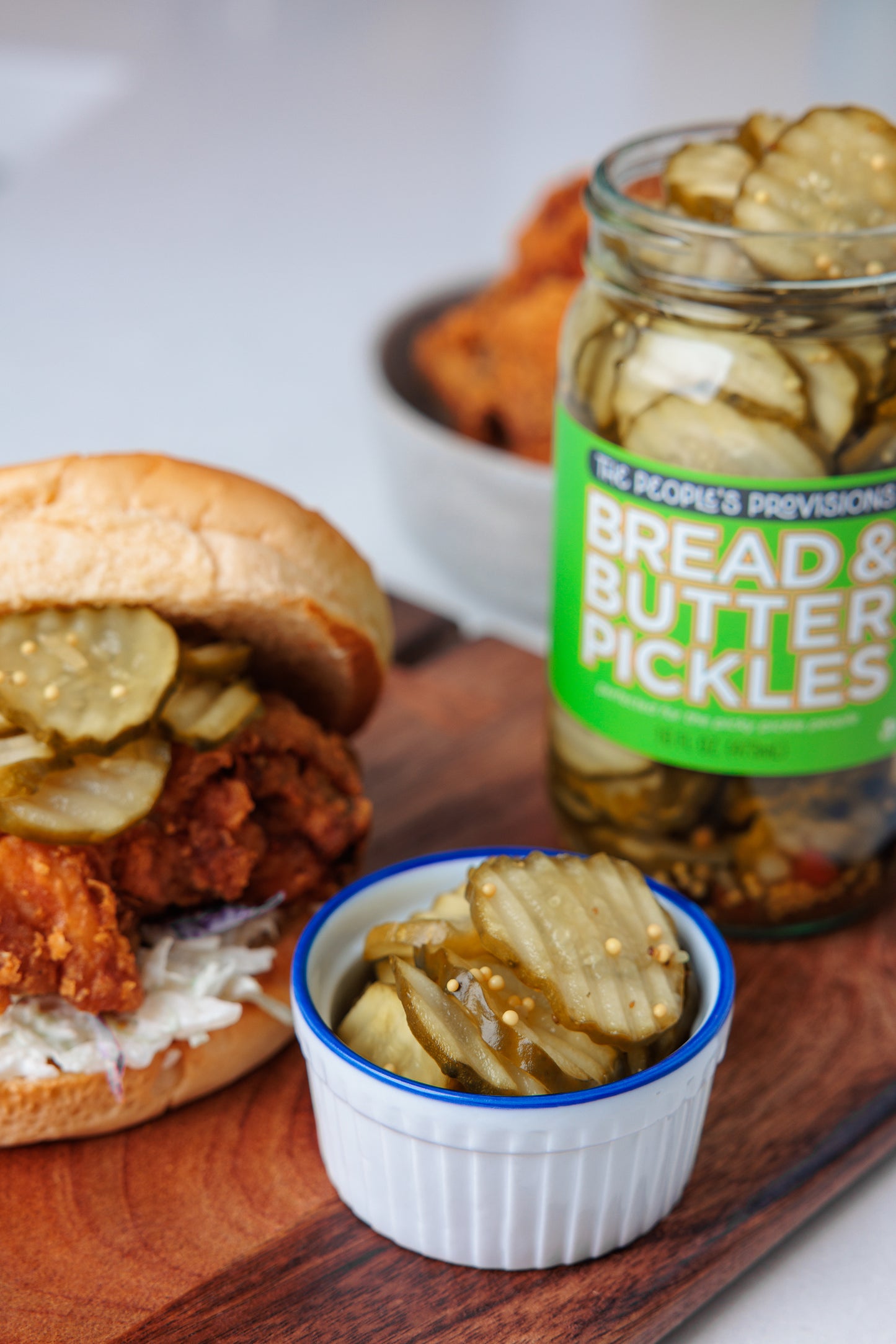 Bread & Butter Pickles 16oz Jar - Sweet ripple cut pickle chips
