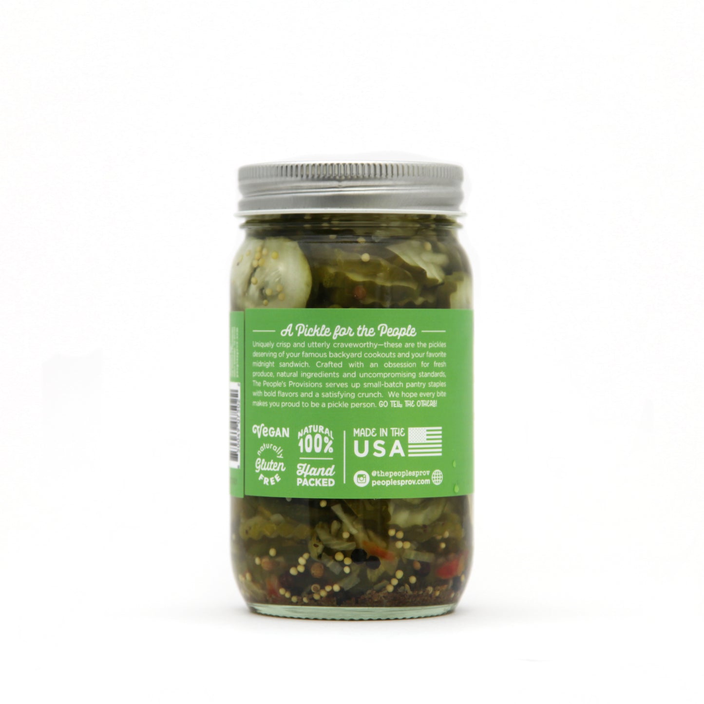 Bread & Butter Pickles 16oz Jar - Sweet ripple cut pickle chips