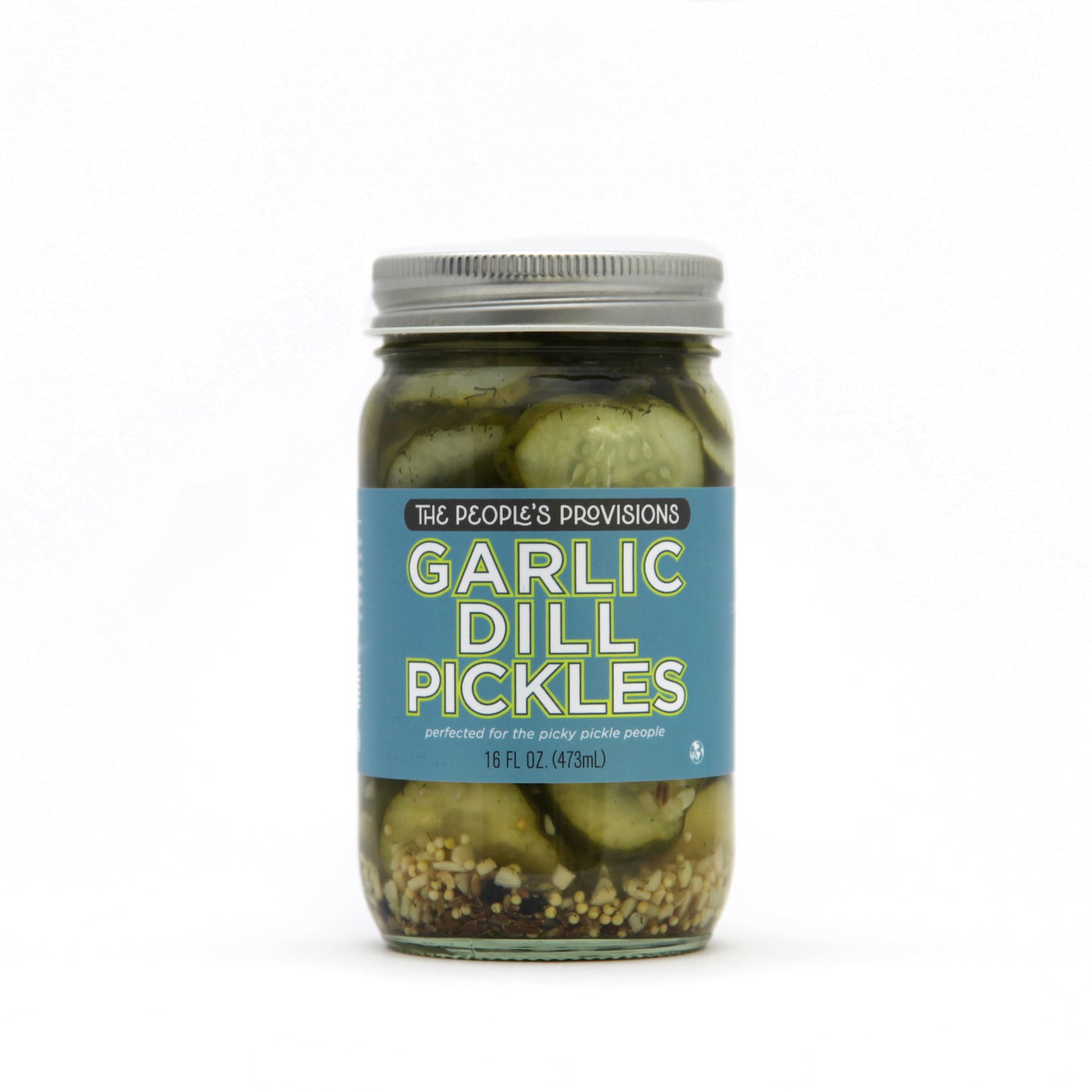 Garlic Dill Pickles 16oz Jar - Thin Cut Garlic Dill Pickle Chips
