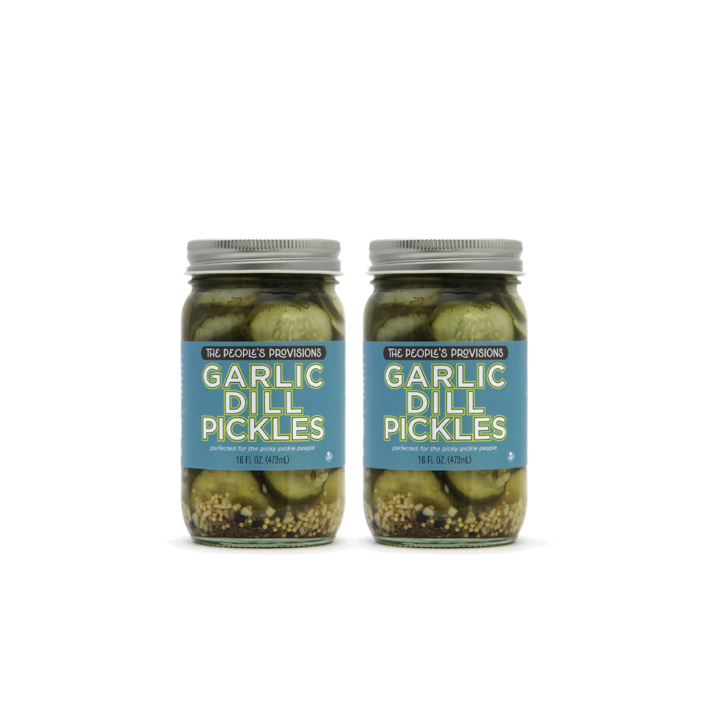 Garlic Dill Pickles 16oz Jar - Thin Cut Garlic Dill Pickle Chips