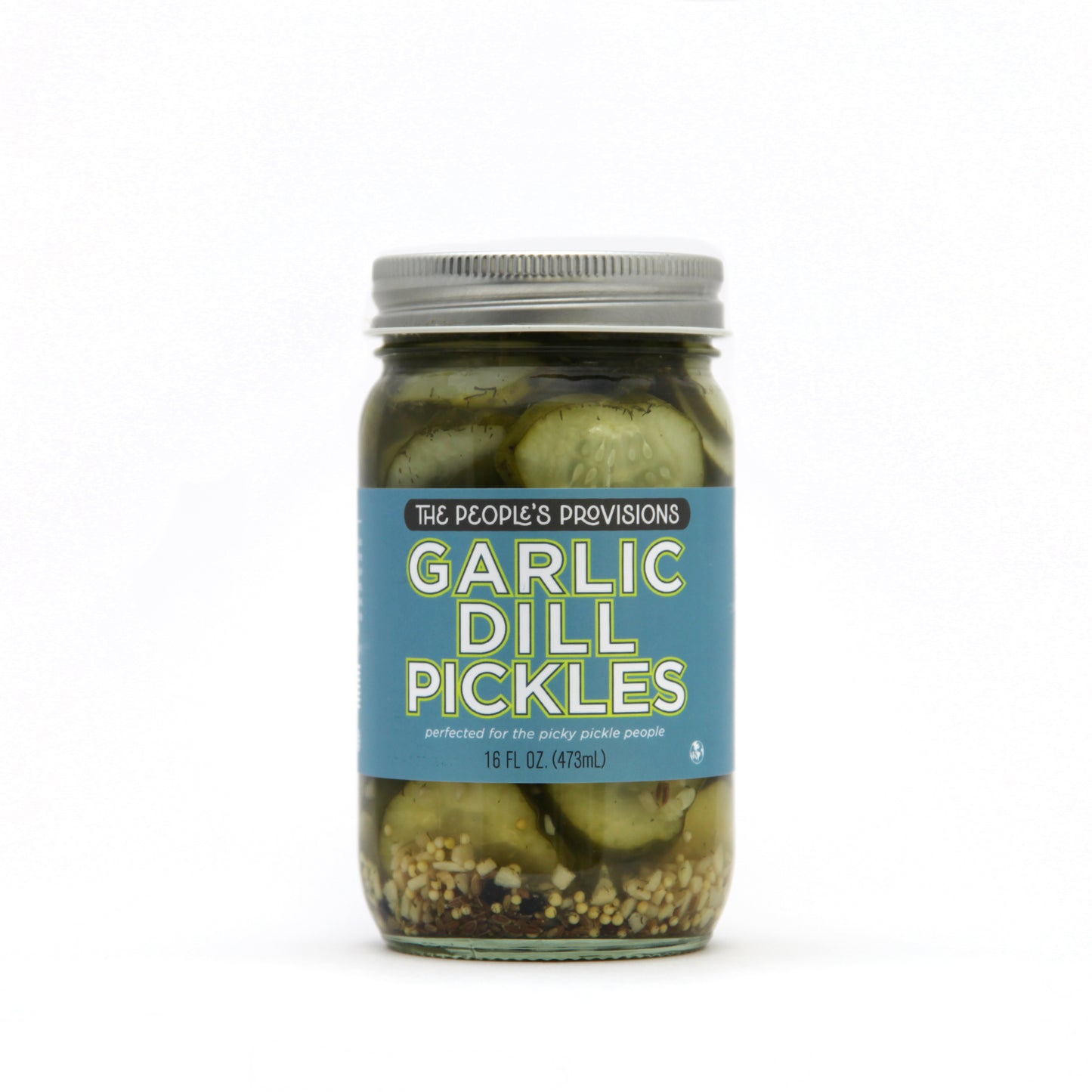 Garlic Dill Pickles 16oz Jar - Thin Cut Garlic Dill Pickle Chips