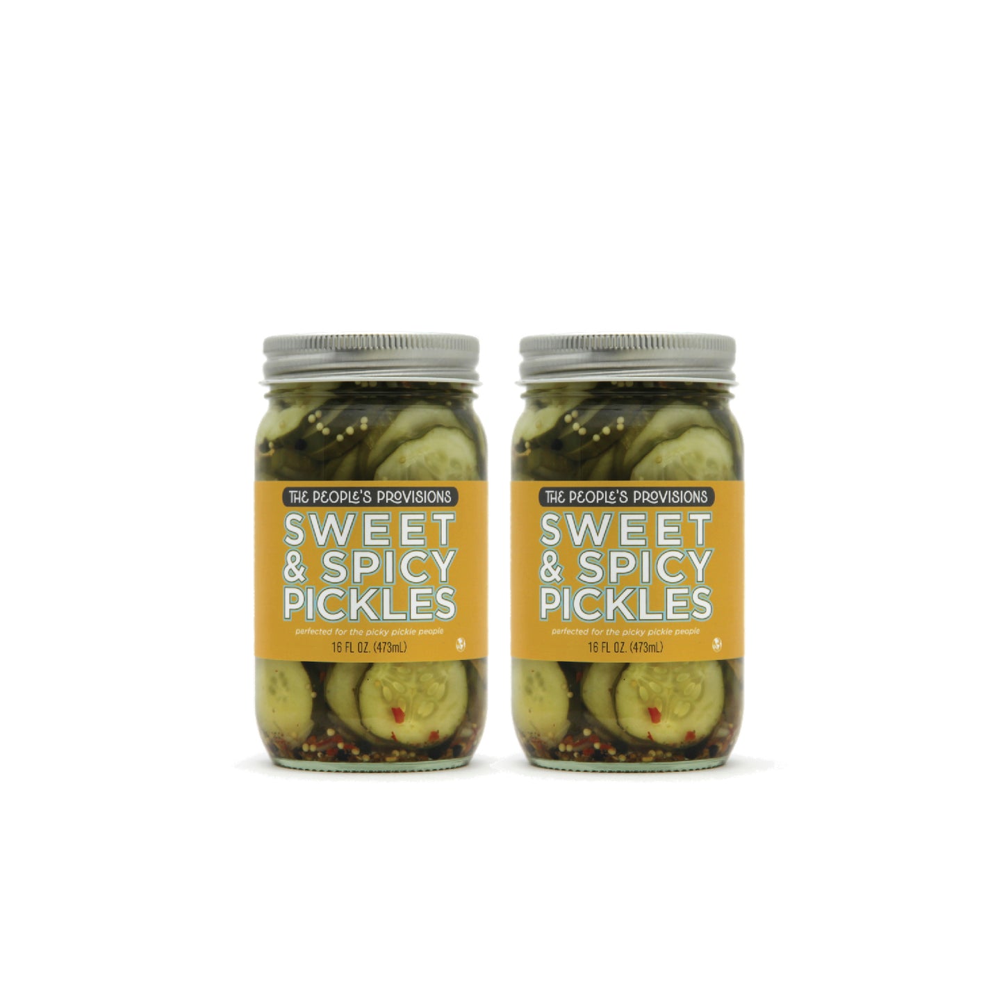 Sweet & Spicy Pickles 16oz Jar - Thick Cut Sweet And Spicy Pickle Chips