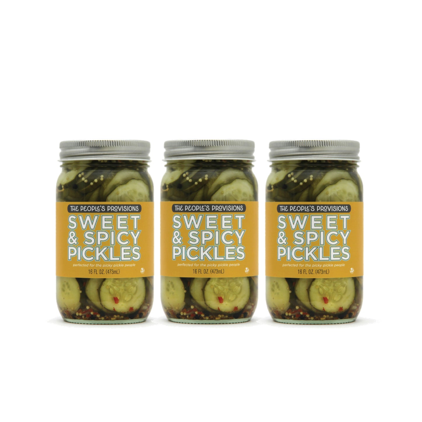 Sweet & Spicy Pickles 16oz Jar - Thick Cut Sweet And Spicy Pickle Chips