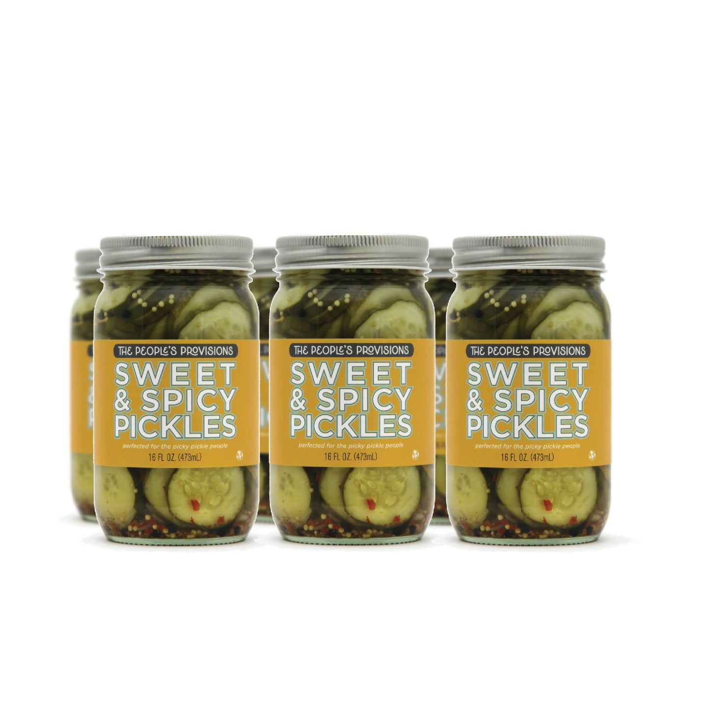 Sweet & Spicy Pickles 16oz Jar - Thick Cut Sweet And Spicy Pickle Chips