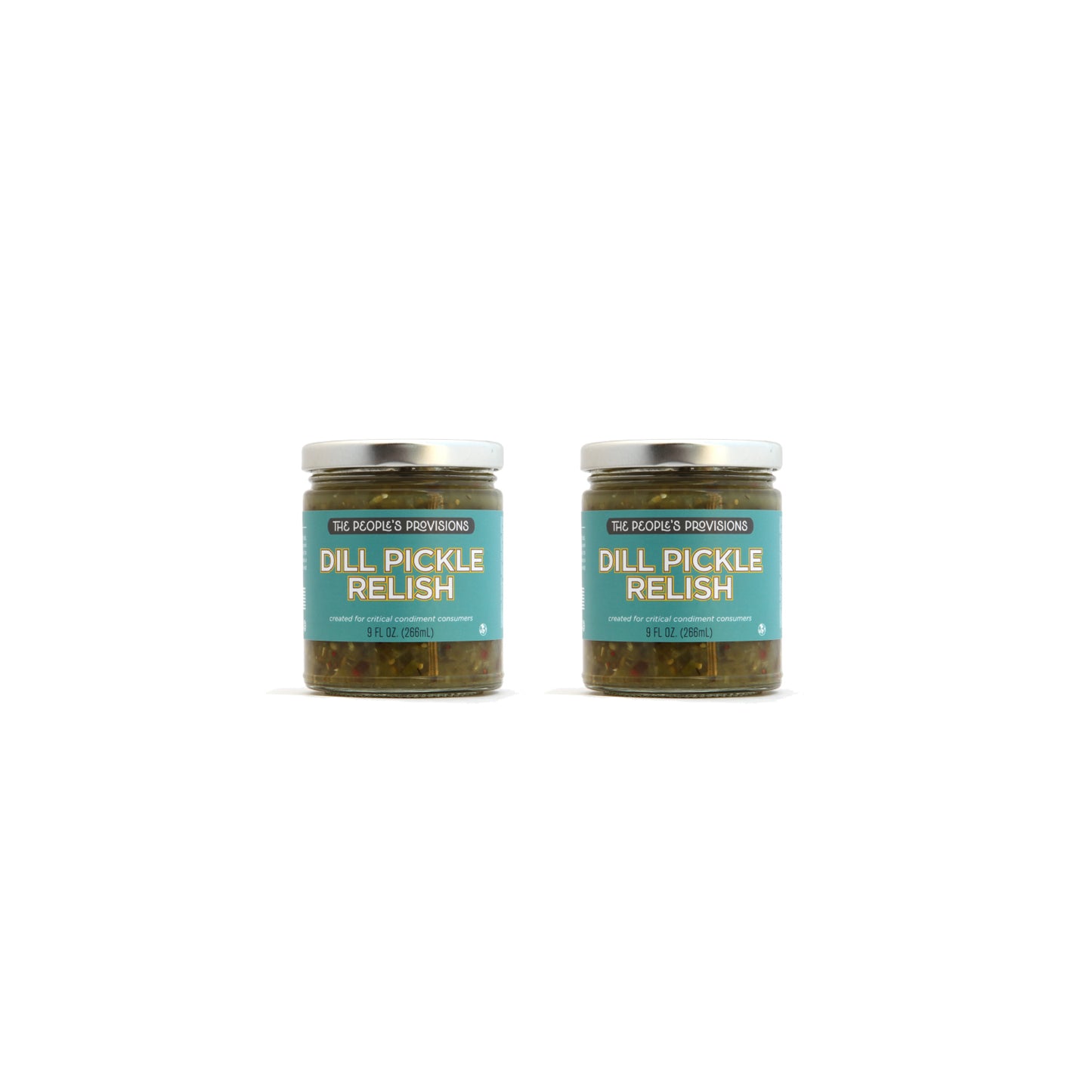 Dill Pickle Relish 9oz Jar - Natural Semi-Sweet Dill Pickle Relish