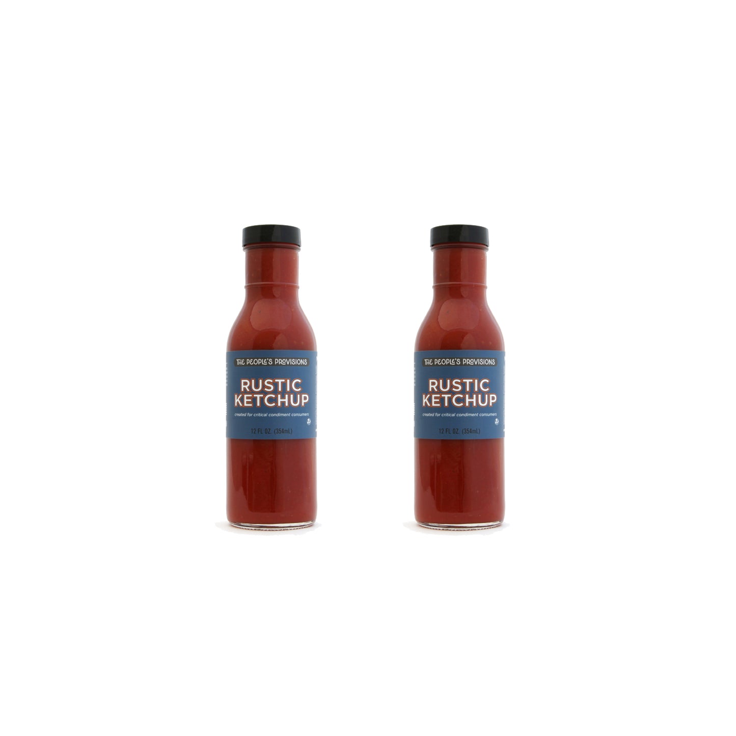 Rustic Ketchup 12oz Bottle - Natural Rustic Tomato Ketchup