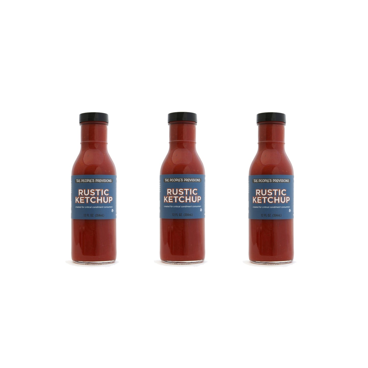 Rustic Ketchup 12oz Bottle - Natural Rustic Tomato Ketchup