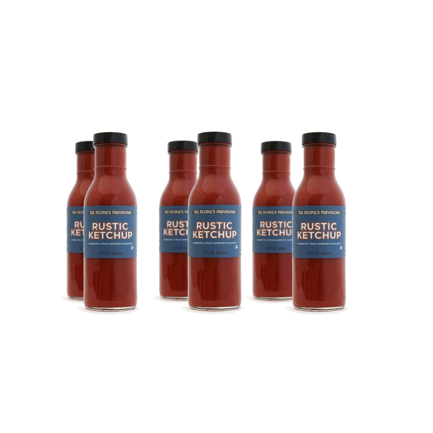 Rustic Ketchup 12oz Bottle - Natural Rustic Tomato Ketchup