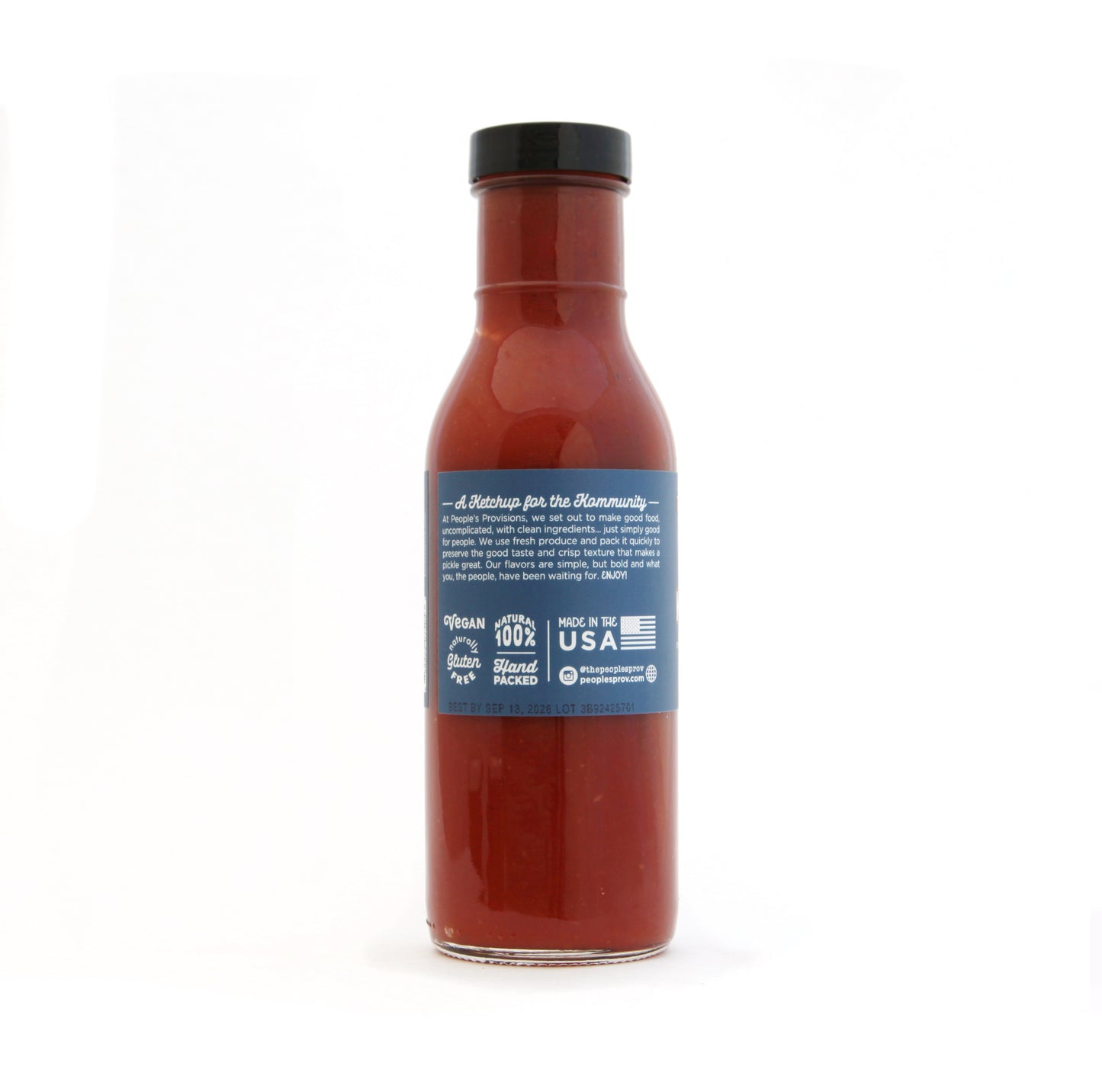 Rustic Ketchup 12oz Bottle - Natural Rustic Tomato Ketchup