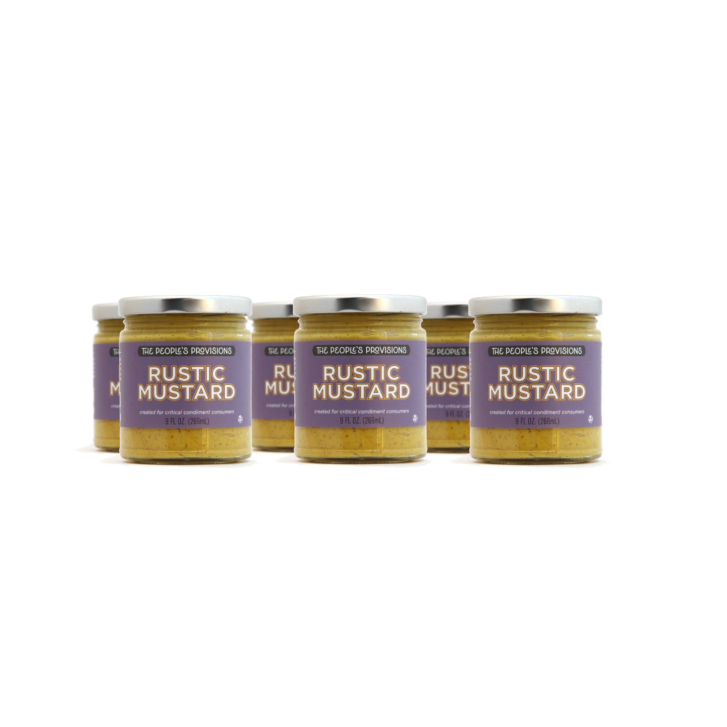 Rustic Mustard 9oz Jar - Natural American Rustic Mustard