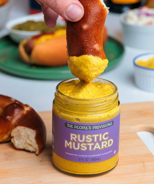 Condiments Trio Gift Pack - Rustic Ketchup 12oz, Rustic Mustard 9oz and Dill Pickle Relish 9oz