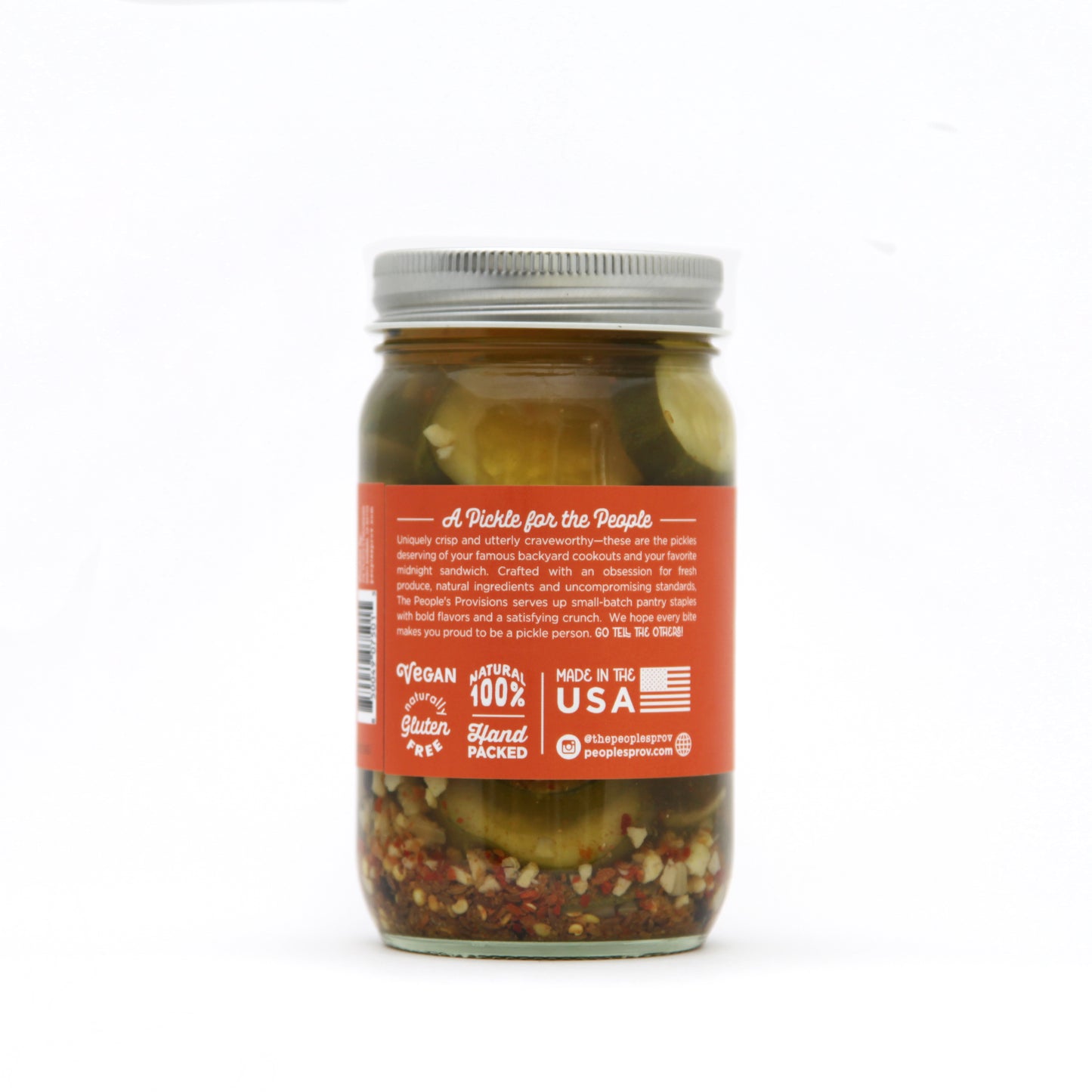 Spicy Garlic Pickles 16oz