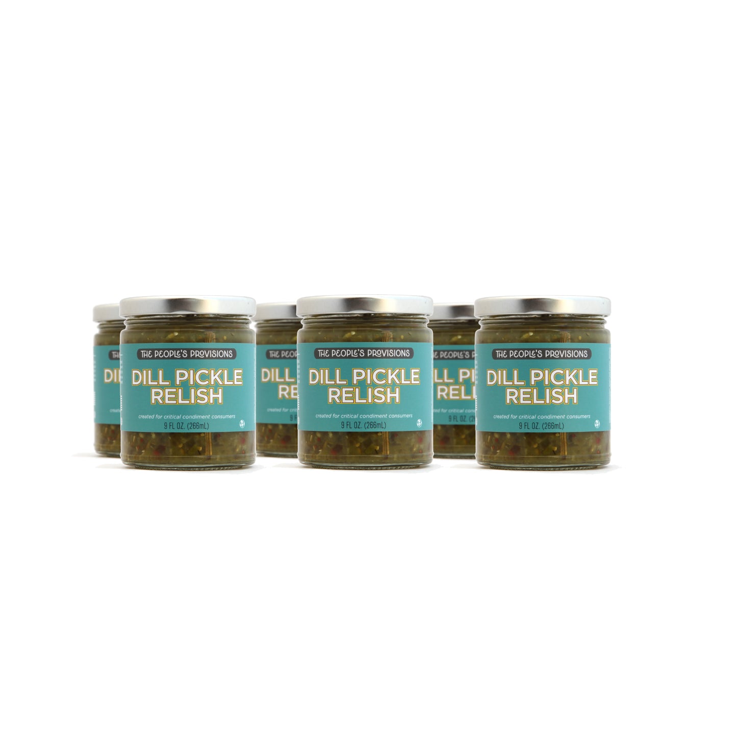 Dill Pickle Relish 9oz Jar - Natural Semi-Sweet Dill Pickle Relish