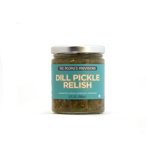 Dill Pickle Relish 9oz Jar - Natural Semi-Sweet Dill Pickle Relish