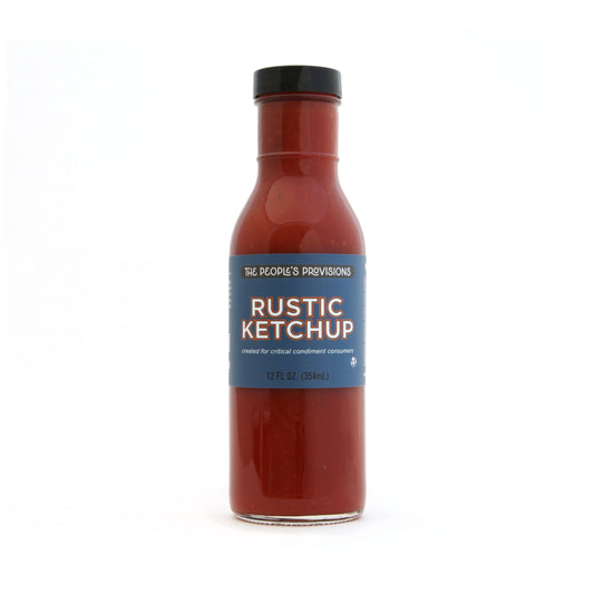 Rustic Ketchup 12oz Bottle - Natural Rustic Tomato Ketchup