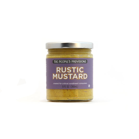 Rustic Mustard 9oz Jar - Natural American Rustic Mustard